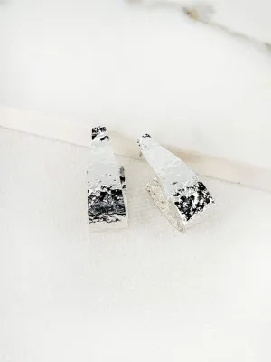 Envy Textured Earrings Silver