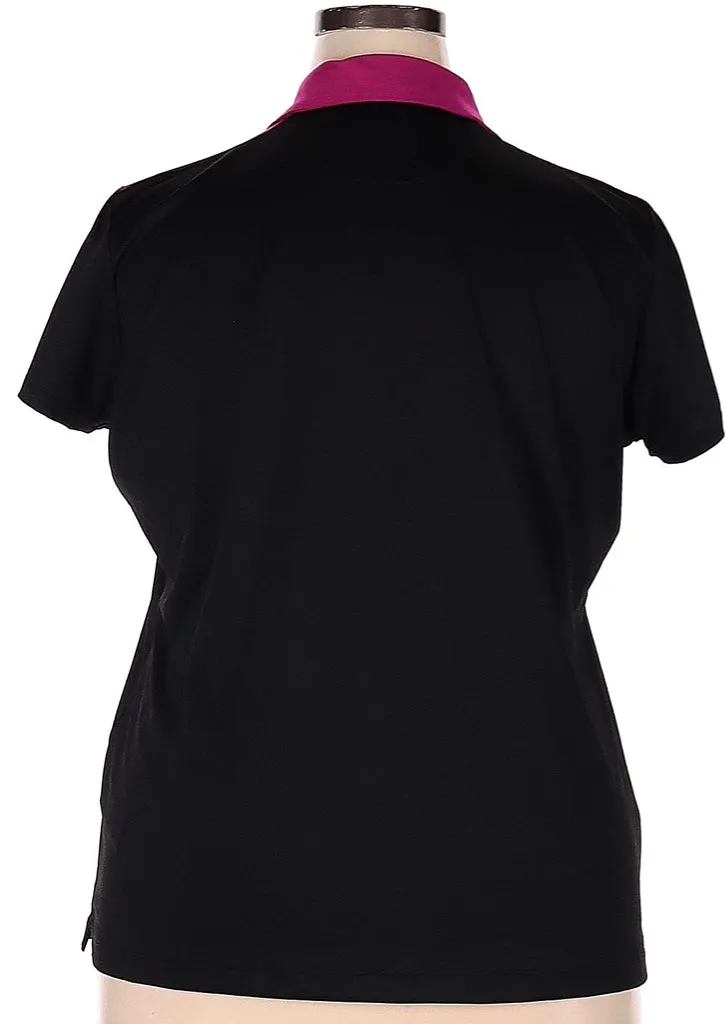 EP Pro Black Golf Polo w/ Magenta Trim Size XXL. MSP$64