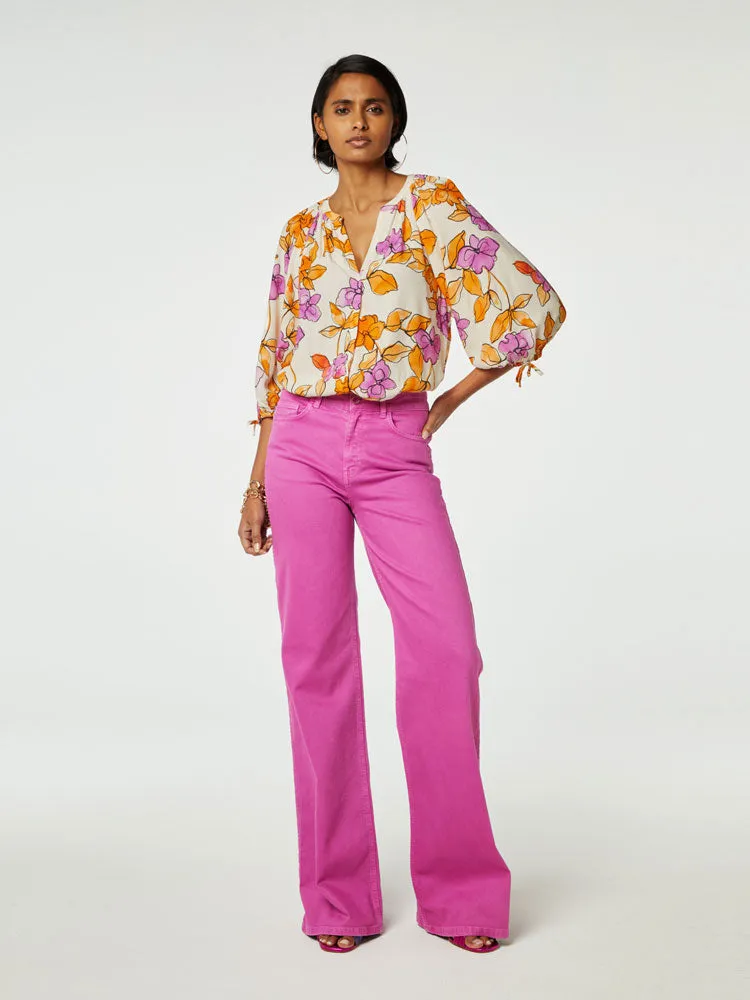 Fabienne Chapot Cooper Blouse Orchid Garden