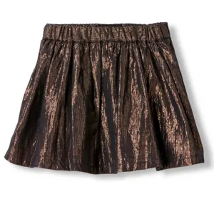 Finger In The Nose Annix Bronze Metal Stripes Skirt