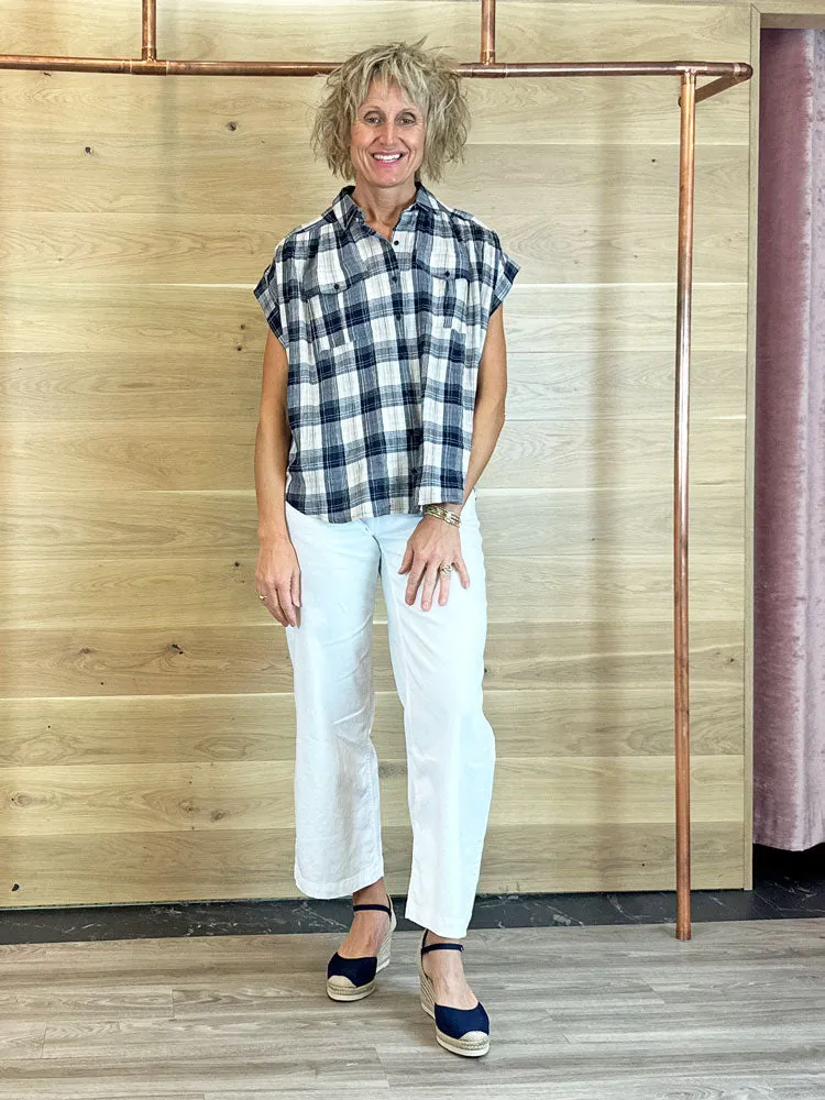 Five Lucia Trousers White