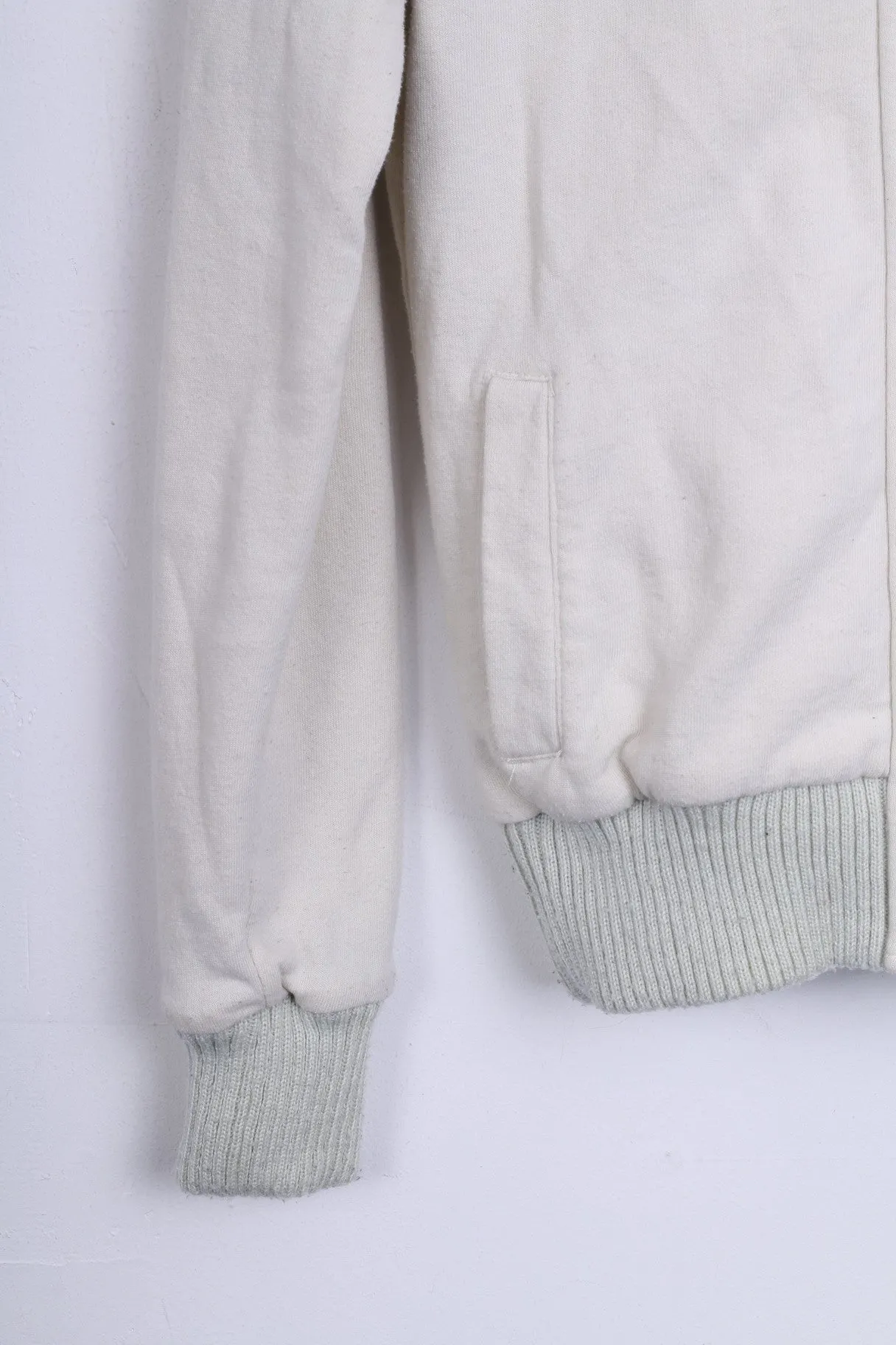 FOX Womens S Sweatshirt Hood Ecru Sport Jumper