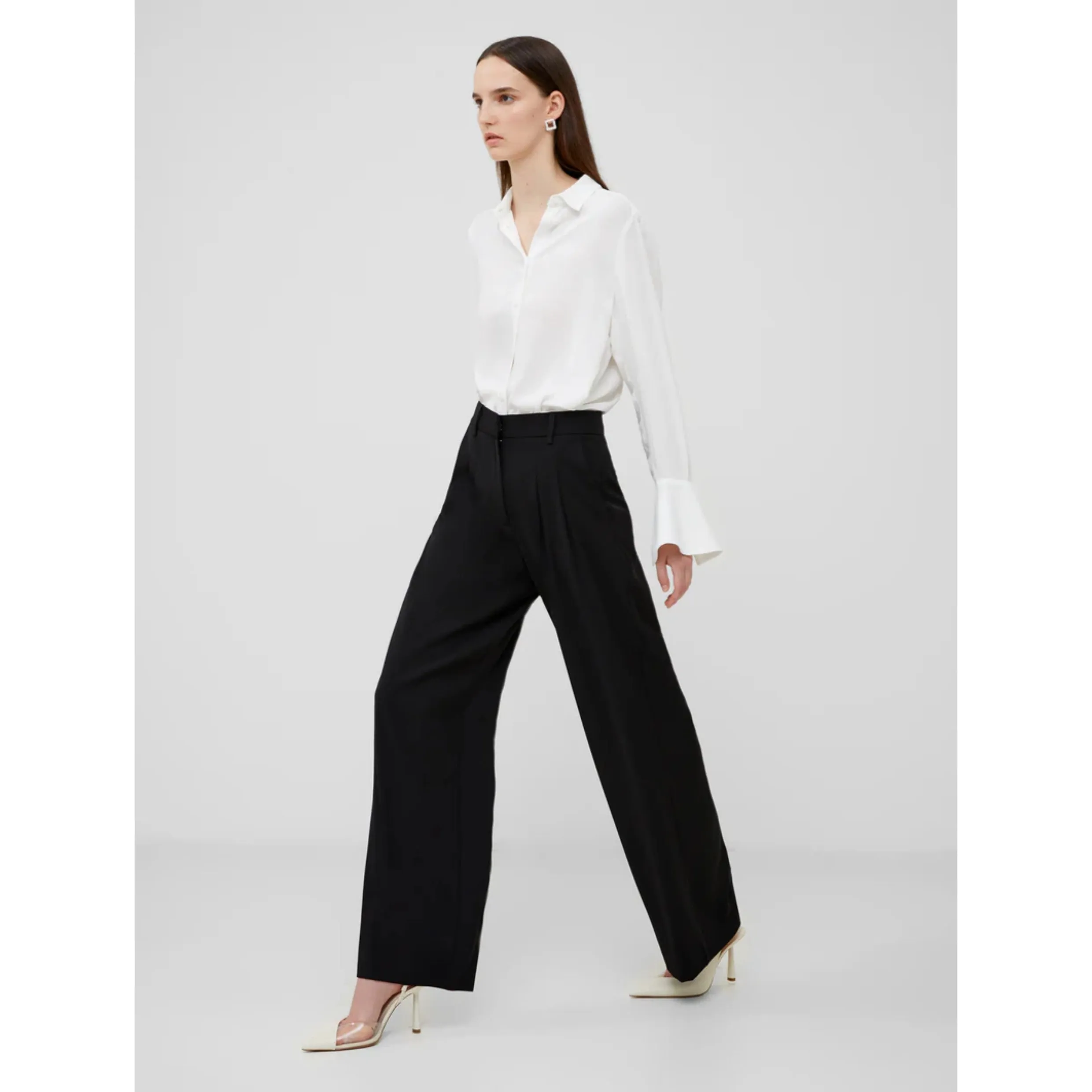 French Connection Harrie Tailored Trouser 74RZA Black