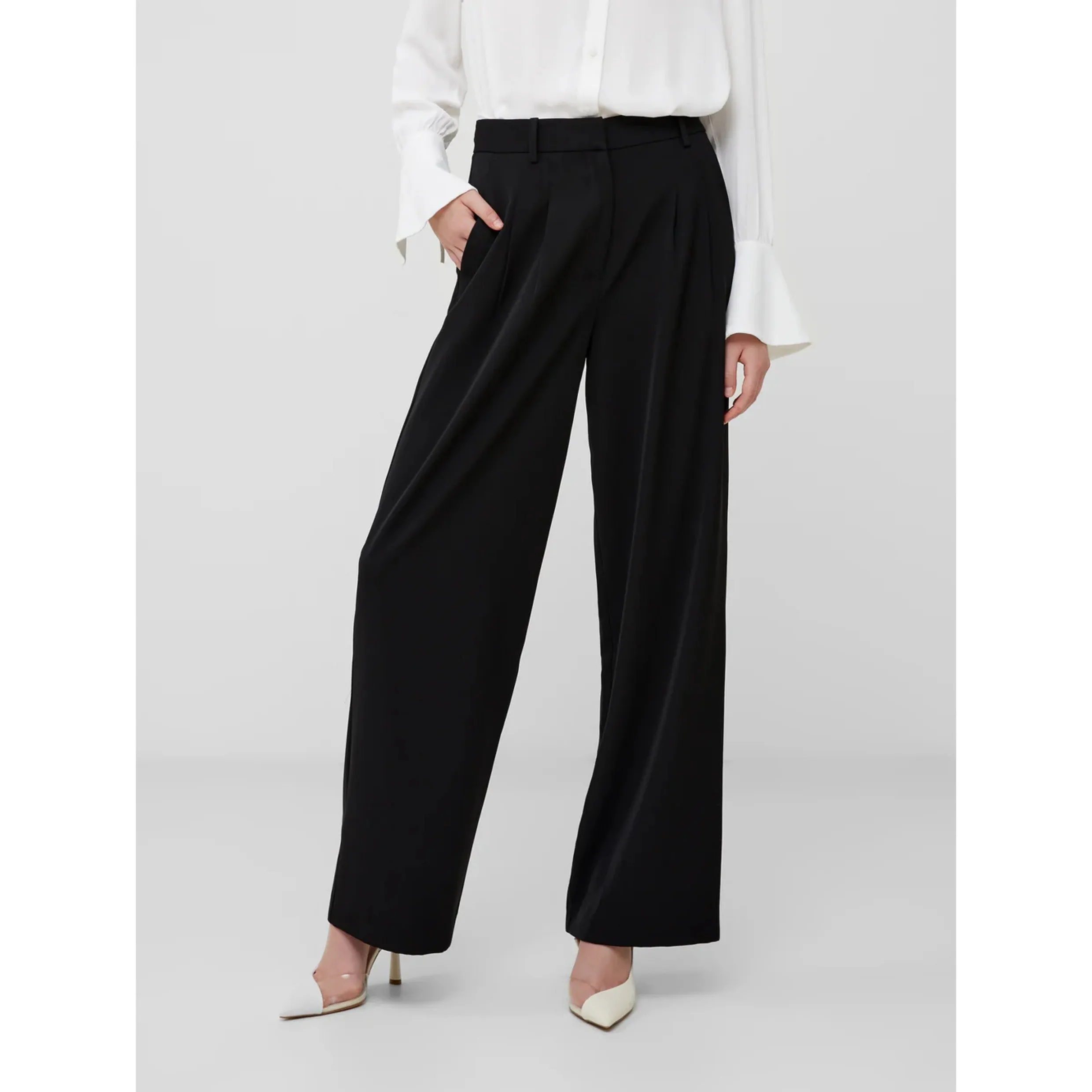 French Connection Harrie Tailored Trouser 74RZA Black