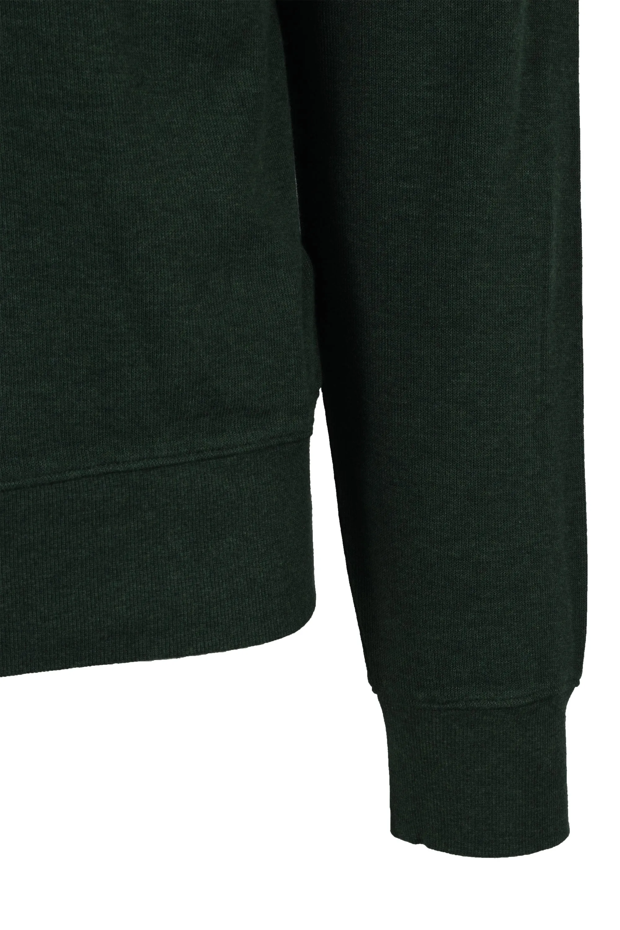 Gant D1.sacker Rib Half Zip Forrest Green Melange