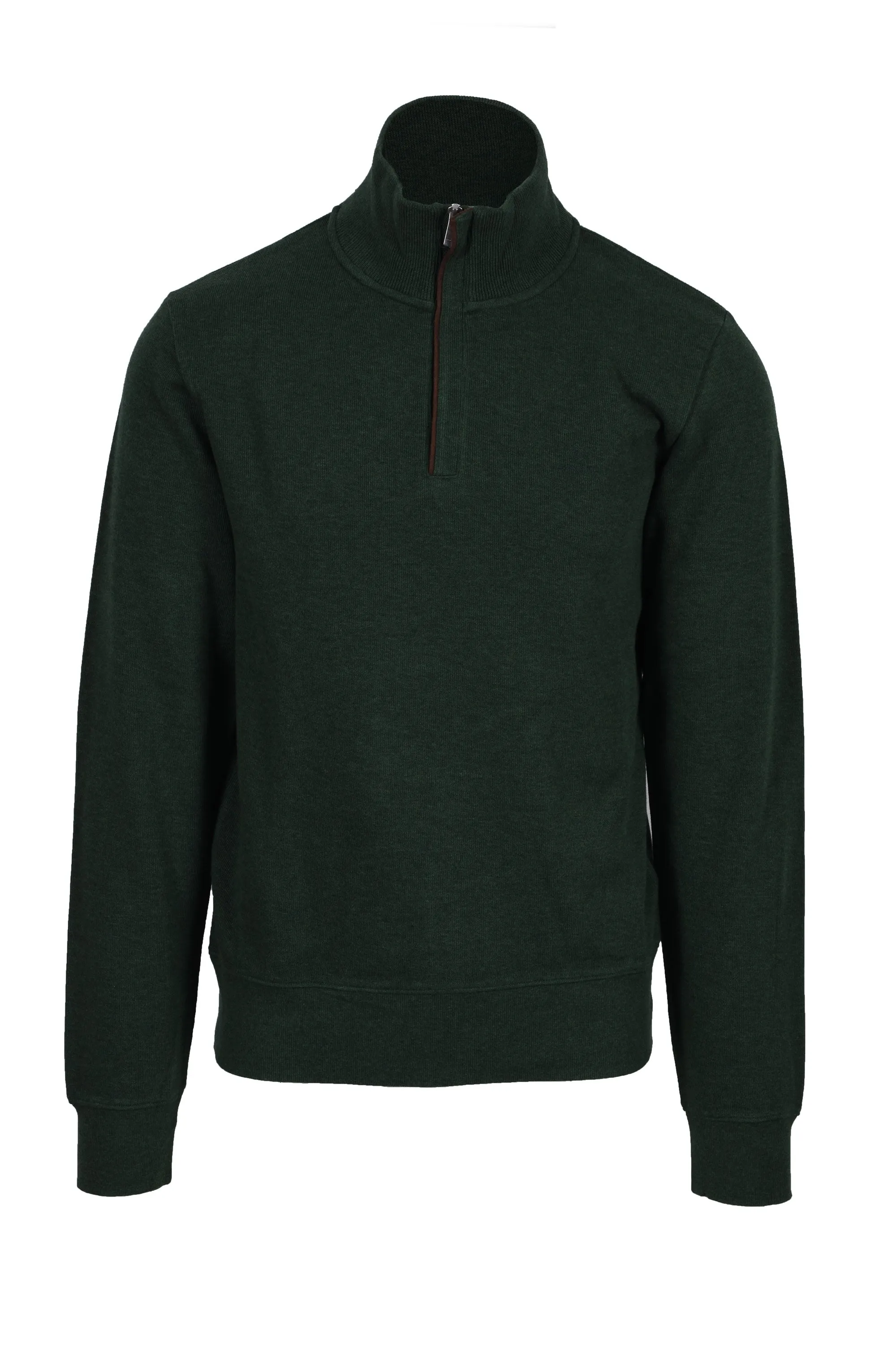 Gant D1.sacker Rib Half Zip Forrest Green Melange