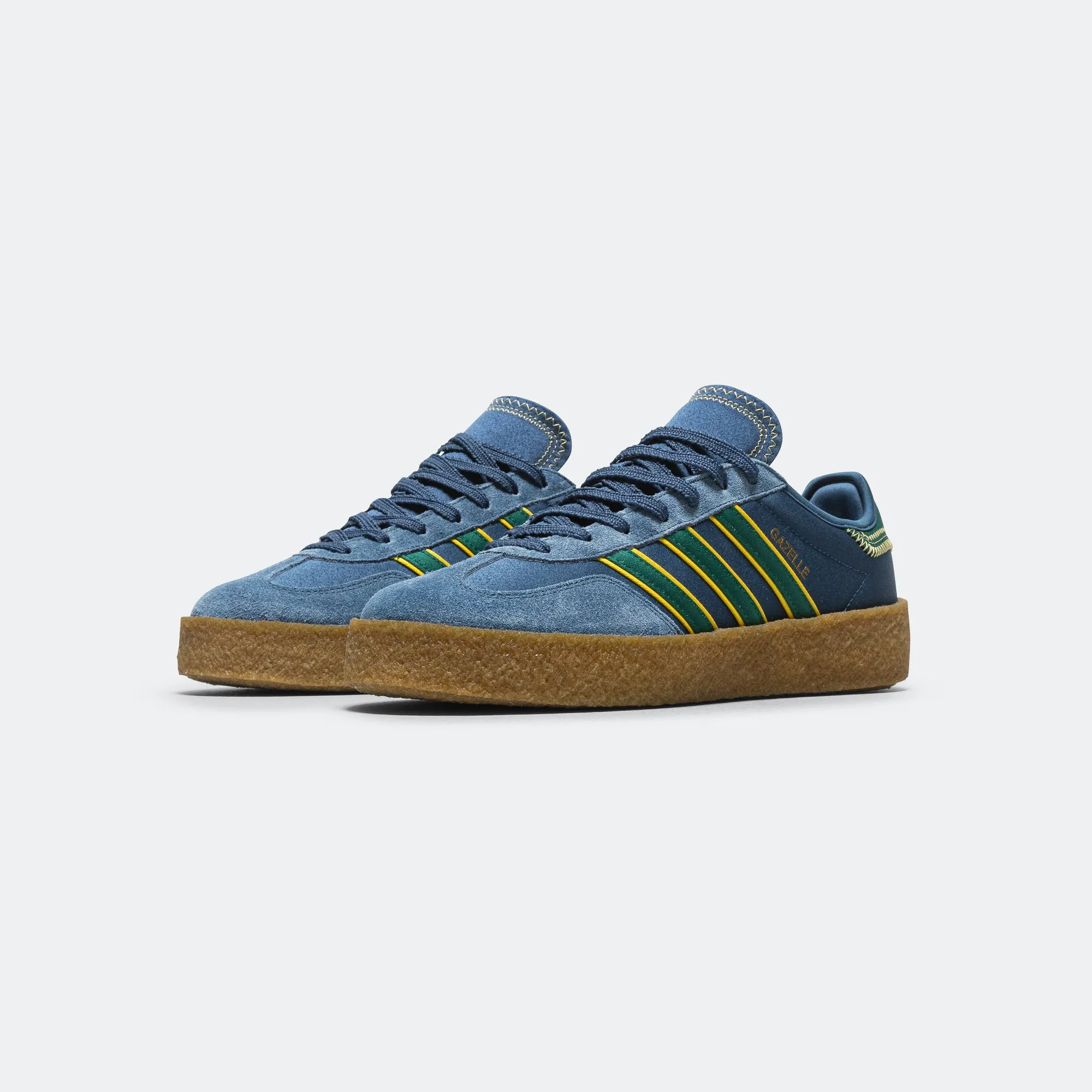 Gazelle by Edison Chen x CLOT - Navy Marine/Collegiate Green-Hazy Yellow