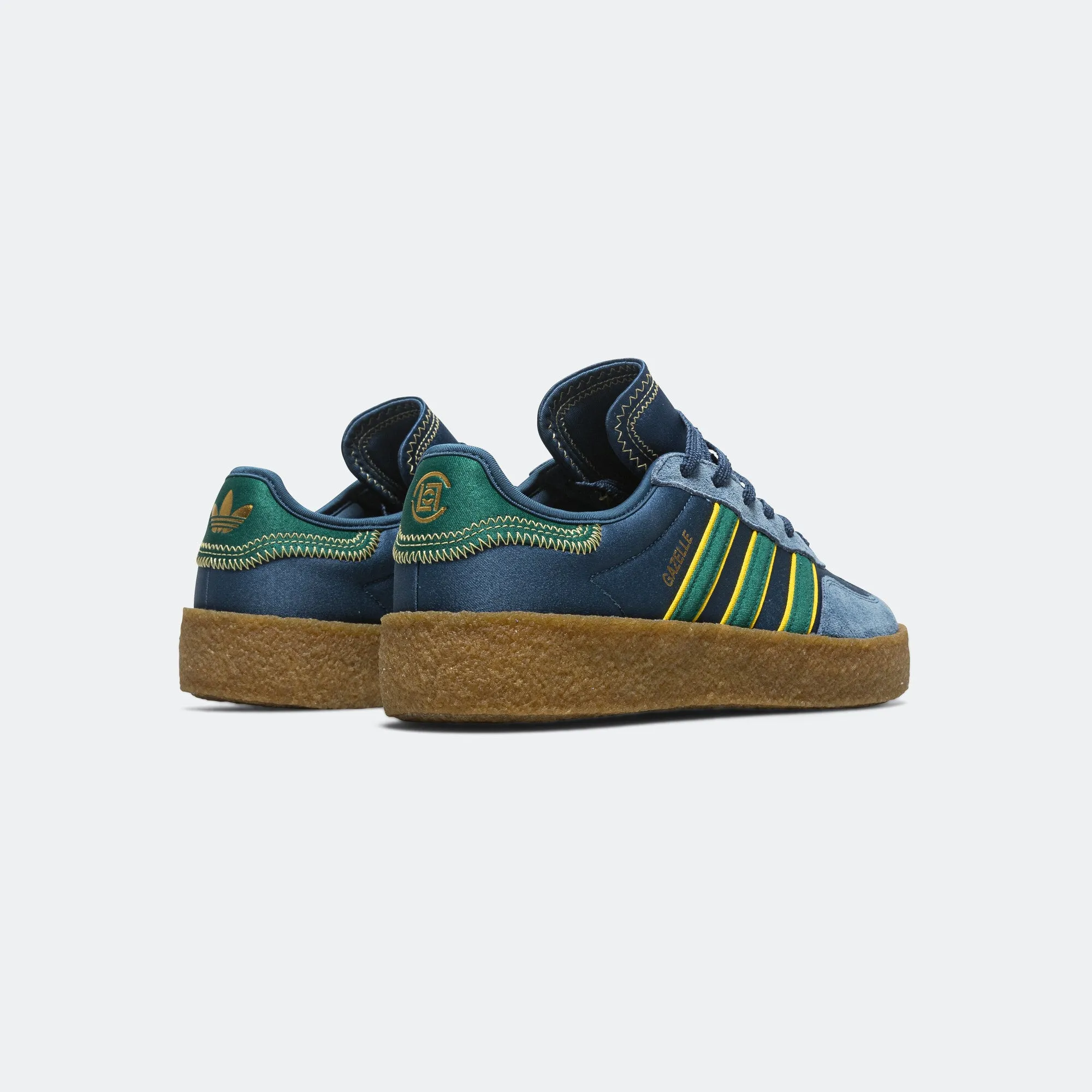 Gazelle by Edison Chen x CLOT - Navy Marine/Collegiate Green-Hazy Yellow