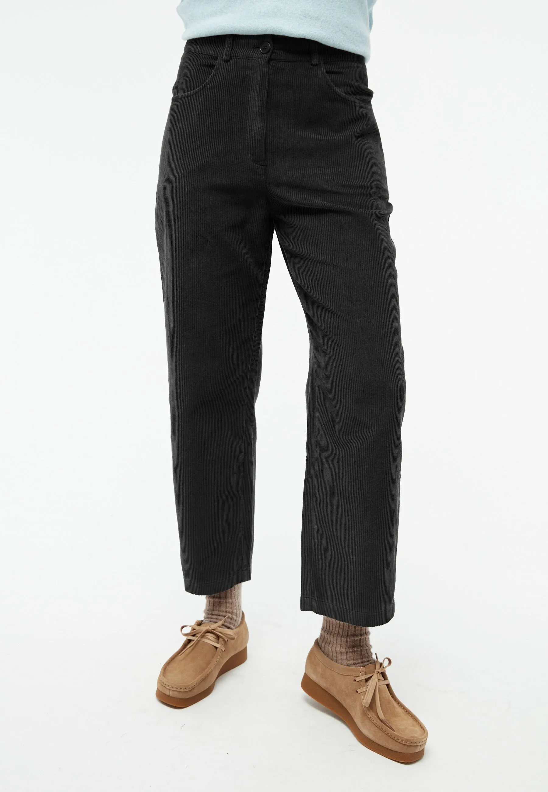 GBCLAIRE corduroy pants made from organic cotton - Black (corduroy) Givn Berlin