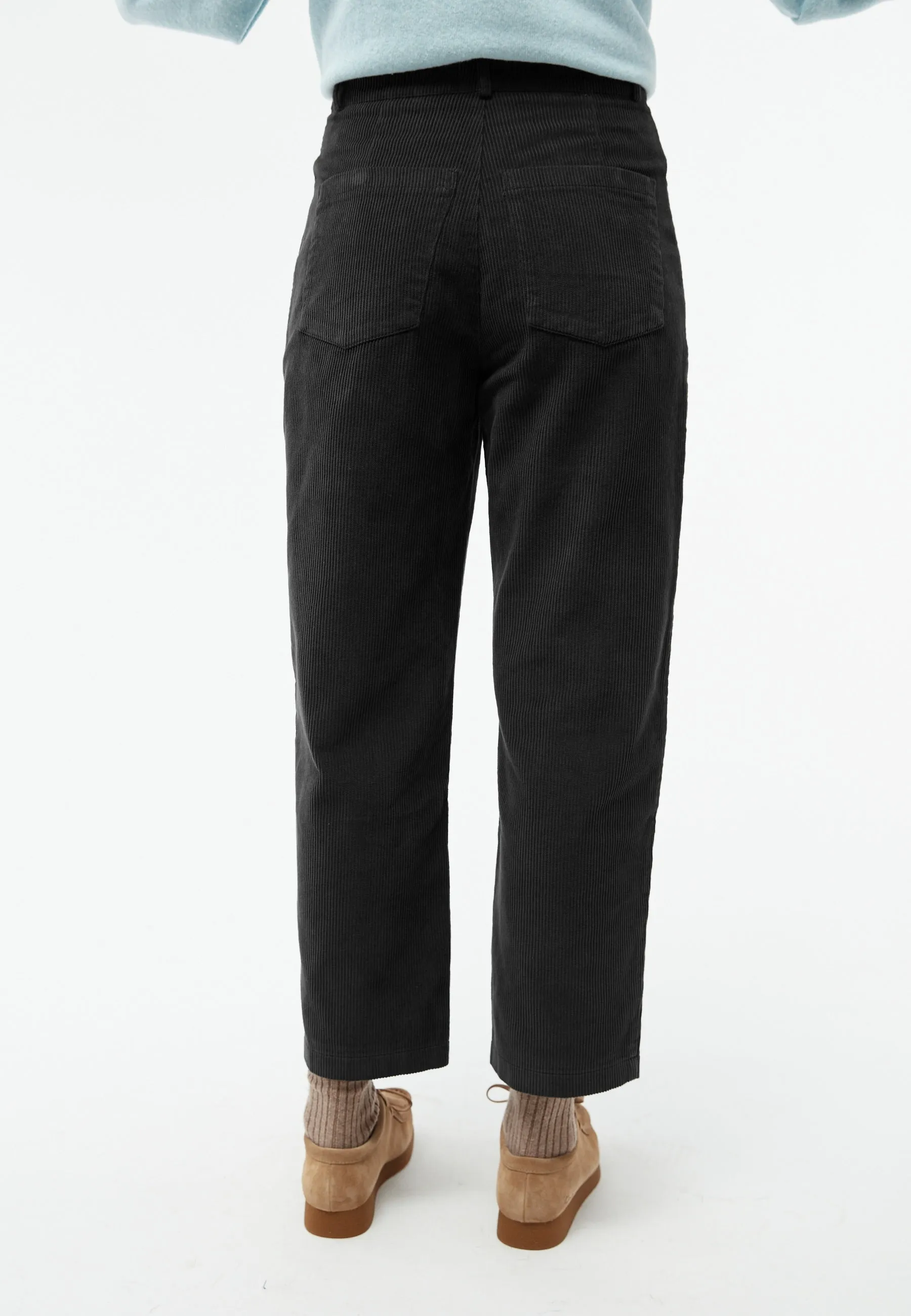 GBCLAIRE corduroy pants made from organic cotton - Black (corduroy) Givn Berlin