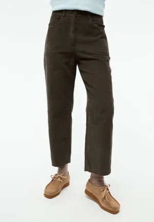GBCLAIRE corduroy pants made from organic cotton - Dark Olive (corduroy) Givn Berlin