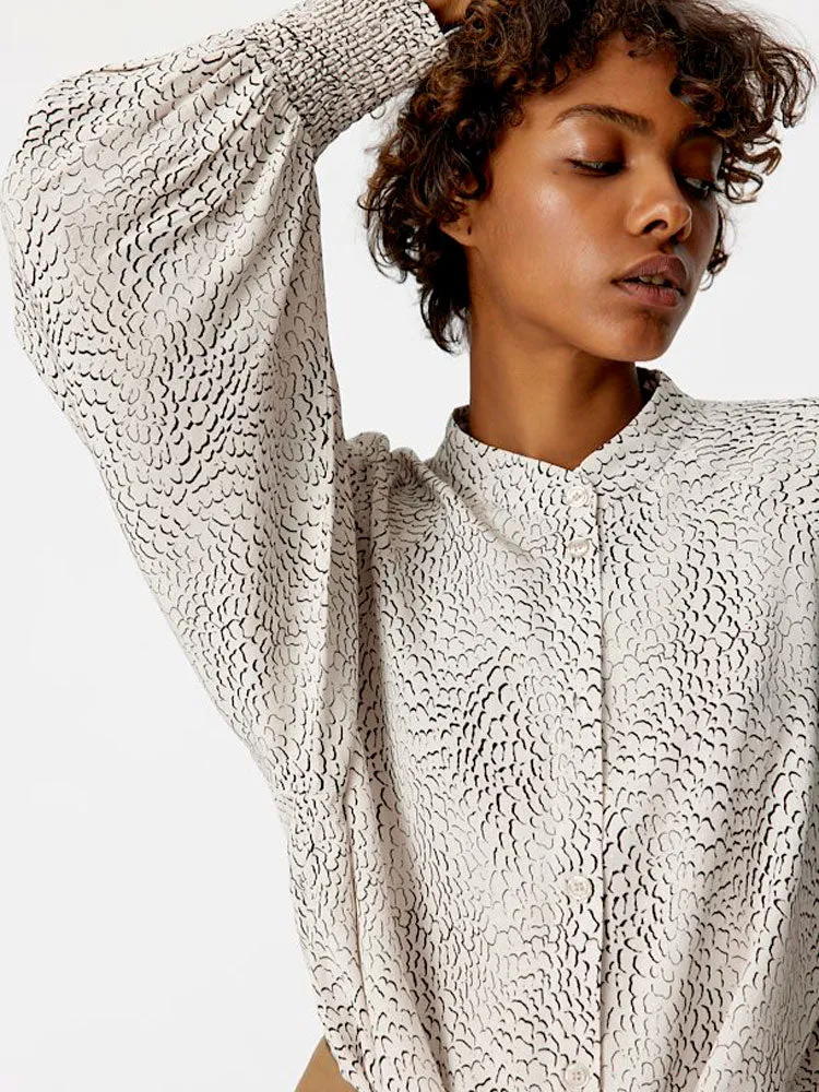Gestuz MariettaGZ Blouse Moonbeam Scales
