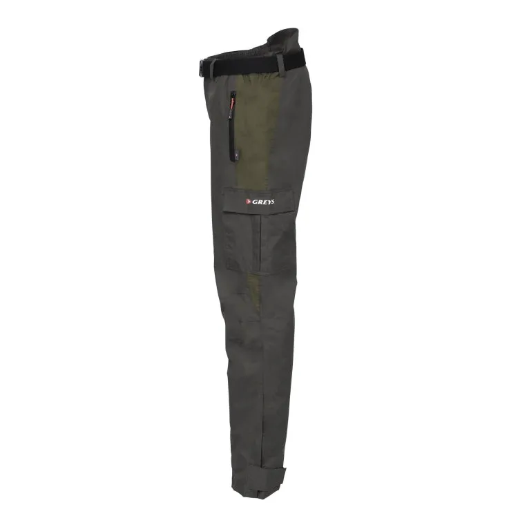 Greys Fin Fishing Trousers - Grey/Green