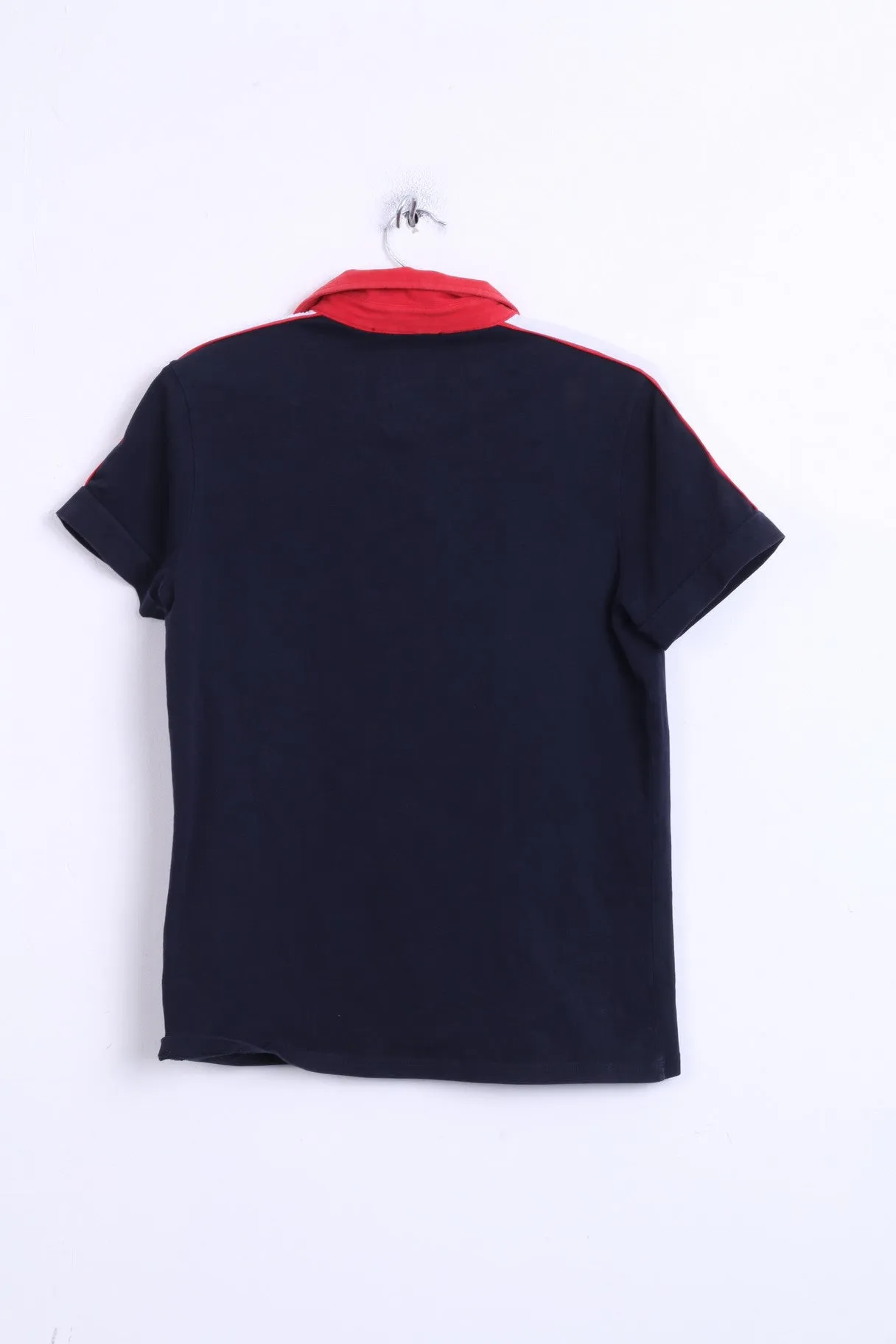Gucci Womens XL Polo Shirt Navy Cotton Sport Italy