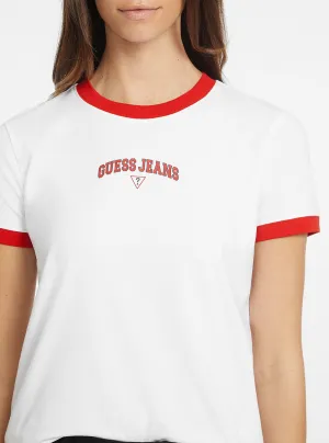 Guess Jeans White Regular T-Shirt Guess