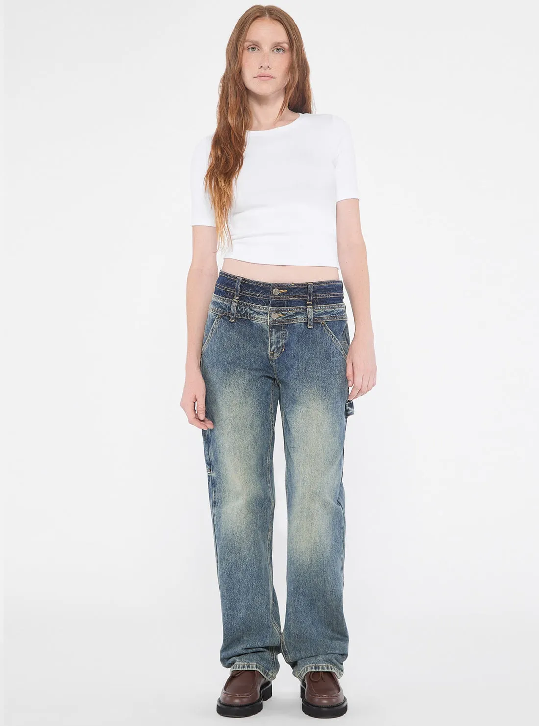 Guess Originals Double Waistband Carpenter Jeans Guess