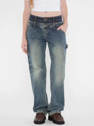 Guess Originals Double Waistband Carpenter Jeans Guess