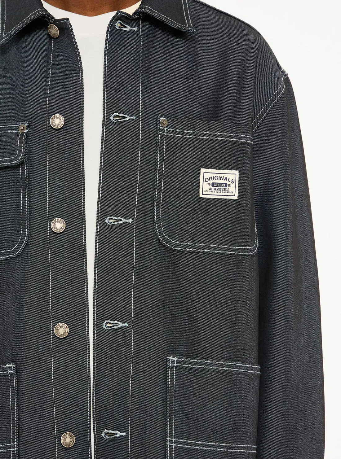 Guess Originals Metallic Chore Jacket Guess