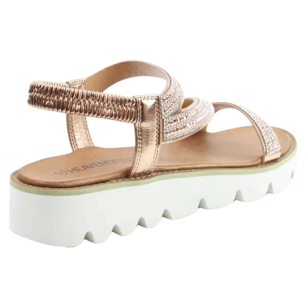 Heavenly Feet Fresco Womens Slip On Sandal