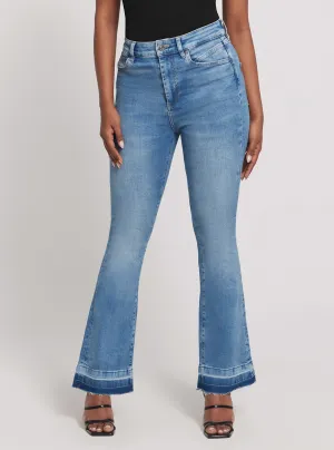 High-Rise Pop 70s Denim Jeans in Mid Wash Guess