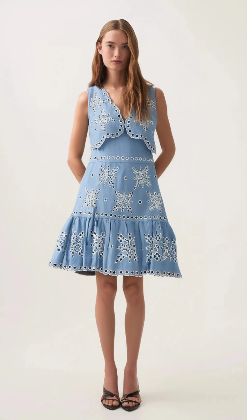 Holly broderie-anglaise mini dress Gloria Lanvin