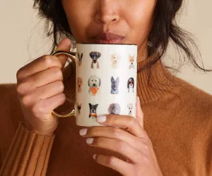 Hot Dogs Porcelain Mug