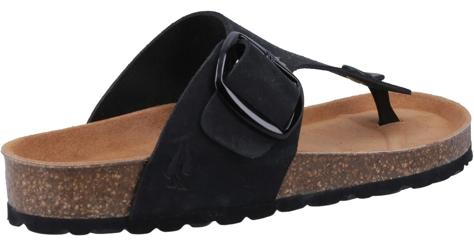 Hush Puppies Billie Womens Leather Toe-Post Sandal