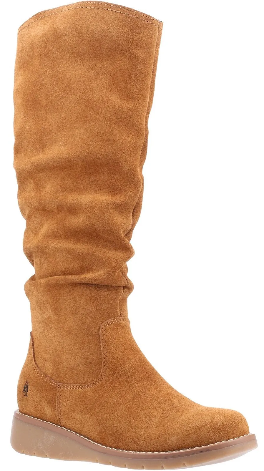 Hush Puppies Lucinda Womens Suede Leather Knee Boot