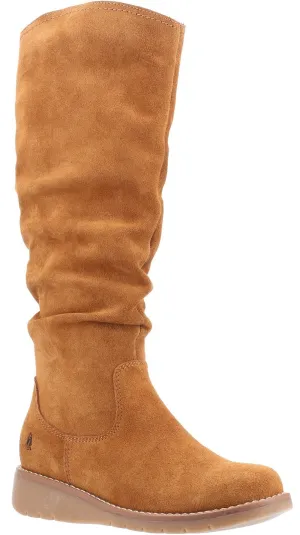 Hush Puppies Lucinda Womens Suede Leather Knee Boot