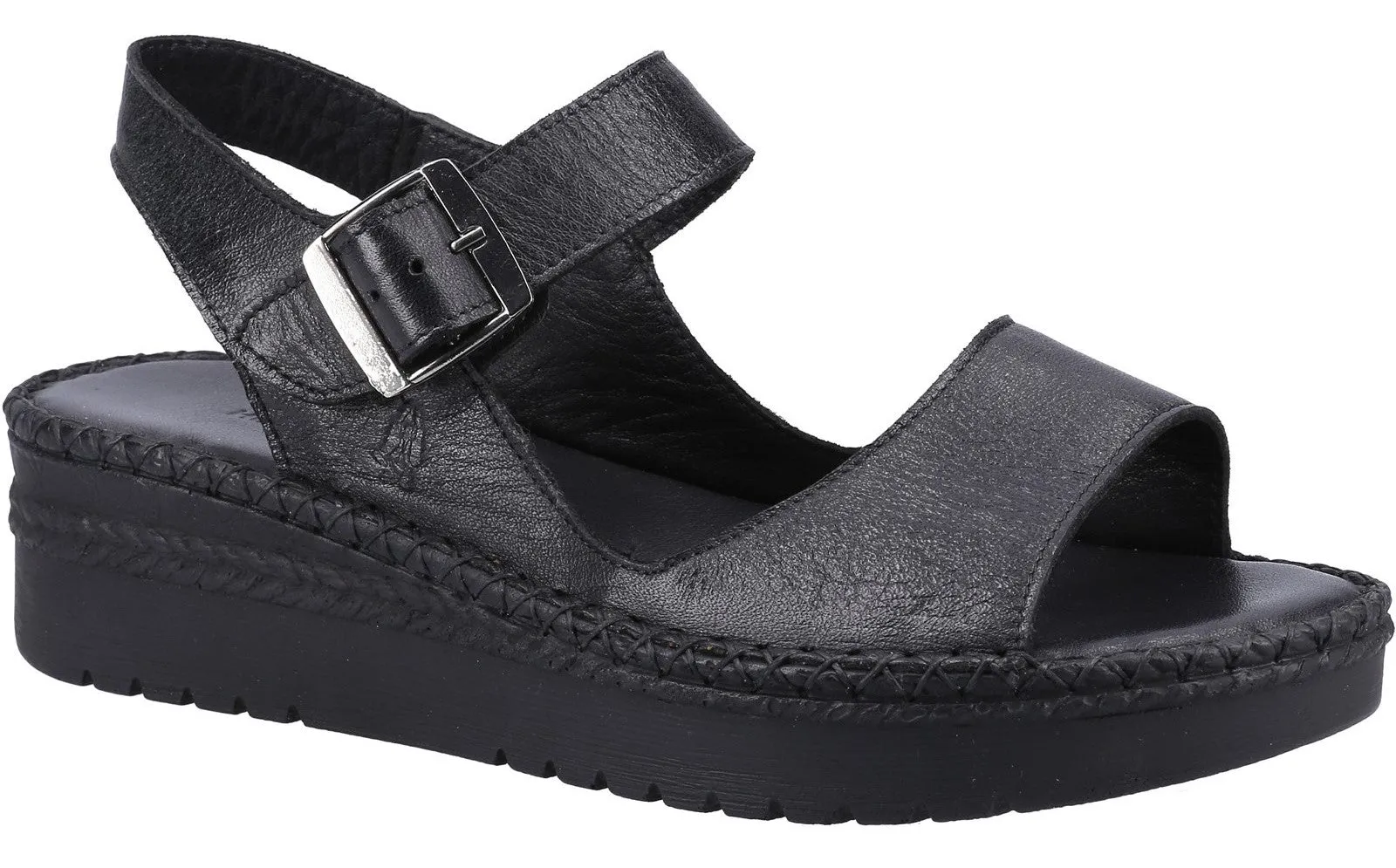 Hush Puppies Stacey Womens Leather Buckle Fastening Sandal