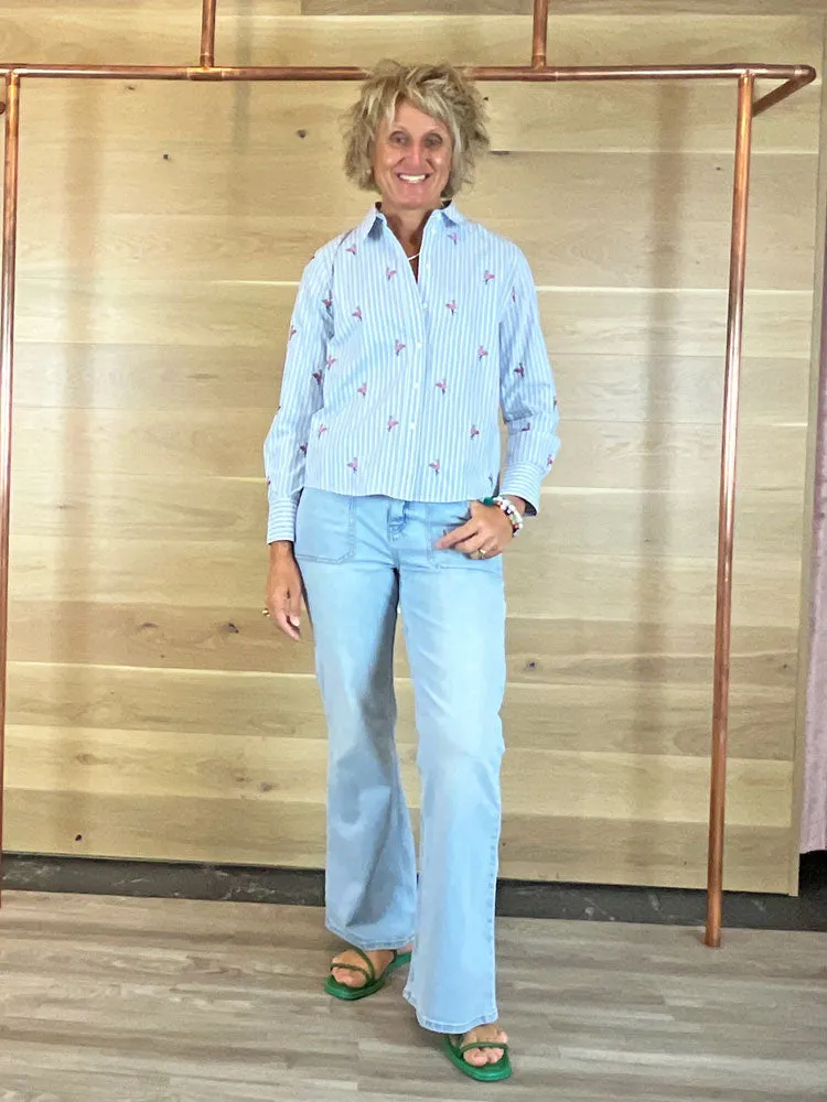 iBlues Lamina Shirt Light Blue