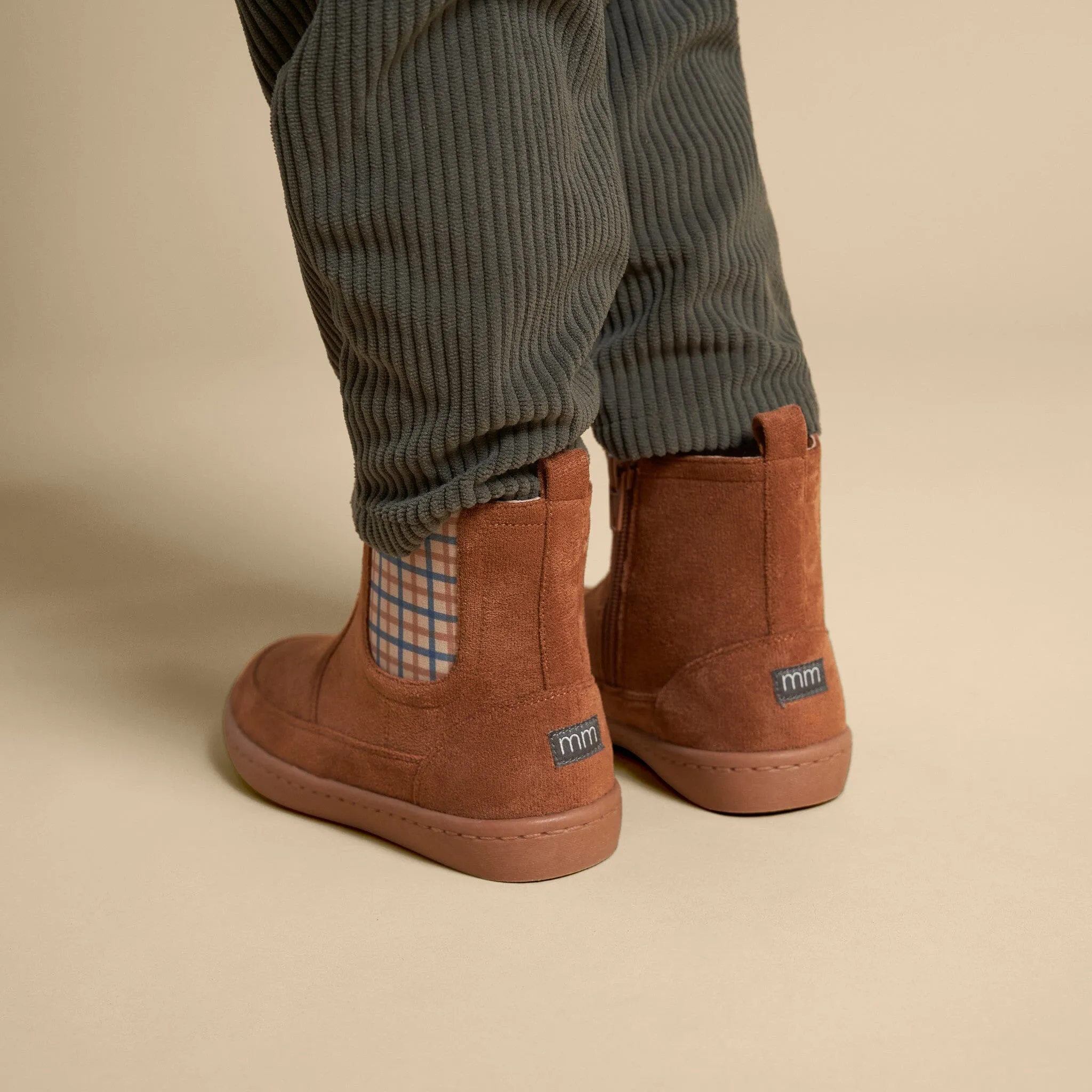 Infant & Toddler Boys Light Medium Brown Chelsea Boot Gerber Childrenswea