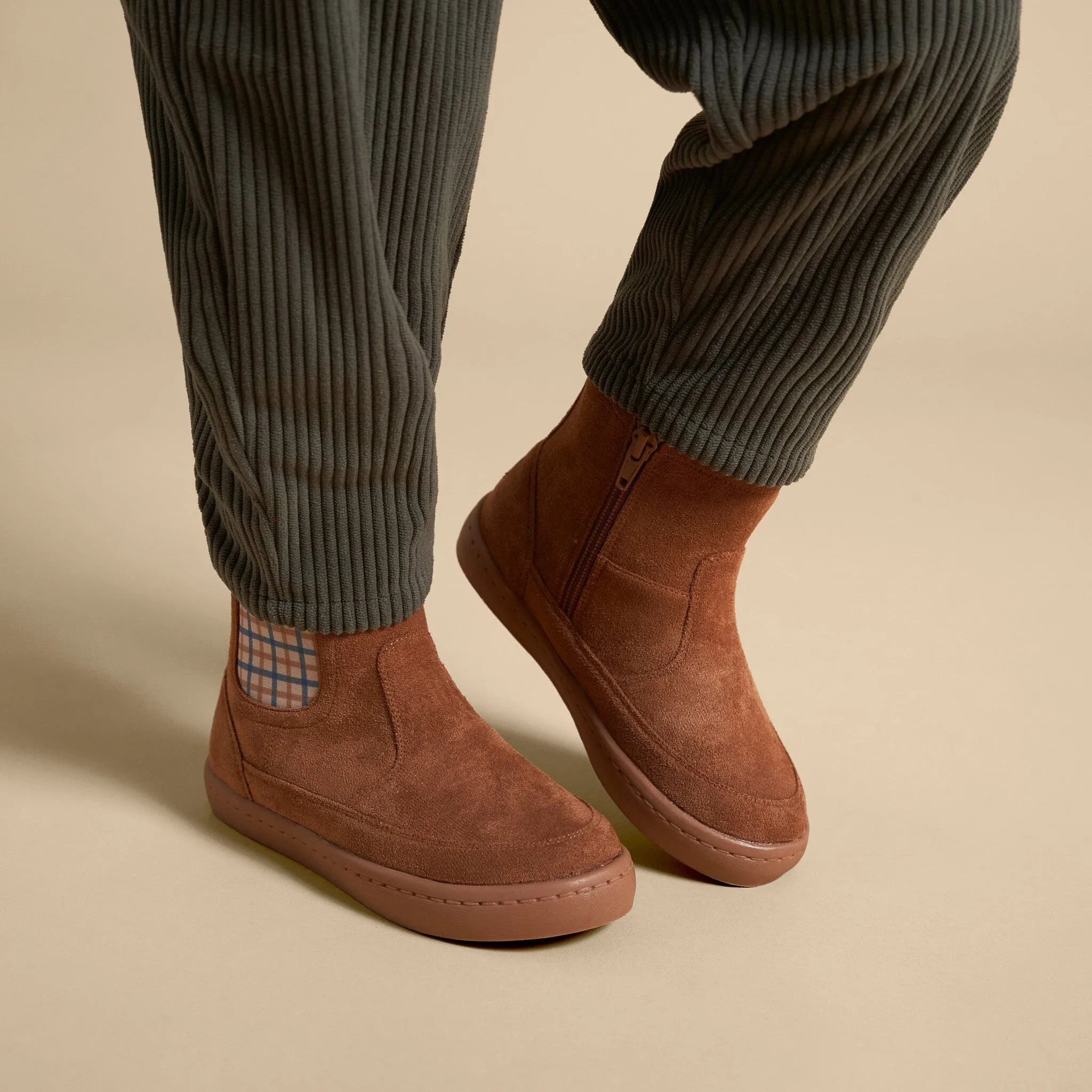 Infant & Toddler Boys Light Medium Brown Chelsea Boot Gerber Childrenswea