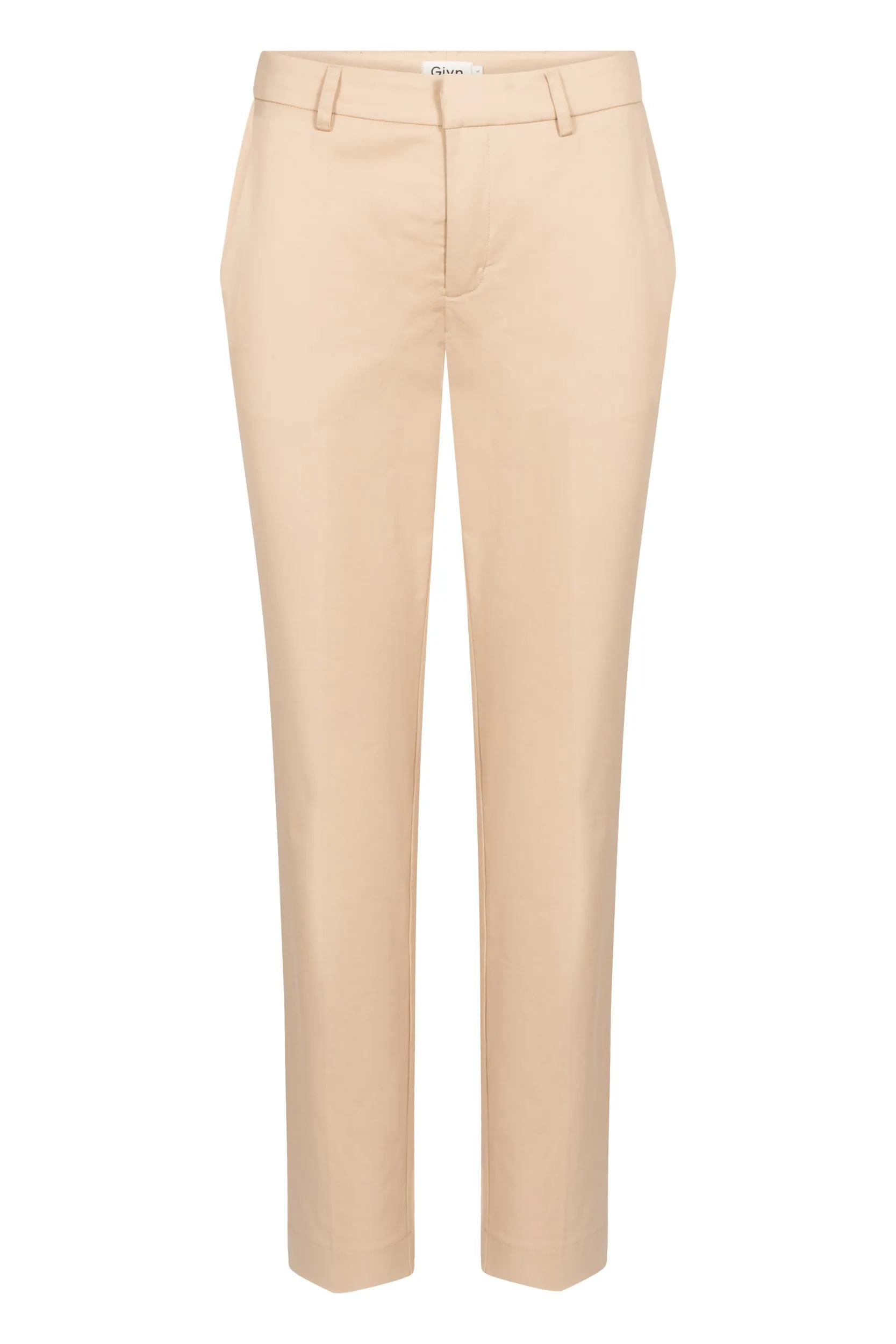 Ironing Pleat Trousers MONICA In Organic Cotton - Beige Givn Berlin