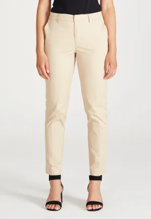 Ironing Pleat Trousers MONICA In Organic Cotton - Beige Givn Berlin