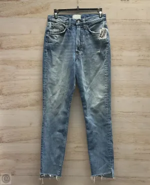 Jeans Straight By Clothes Mentor In Blue Denim, Size: 4