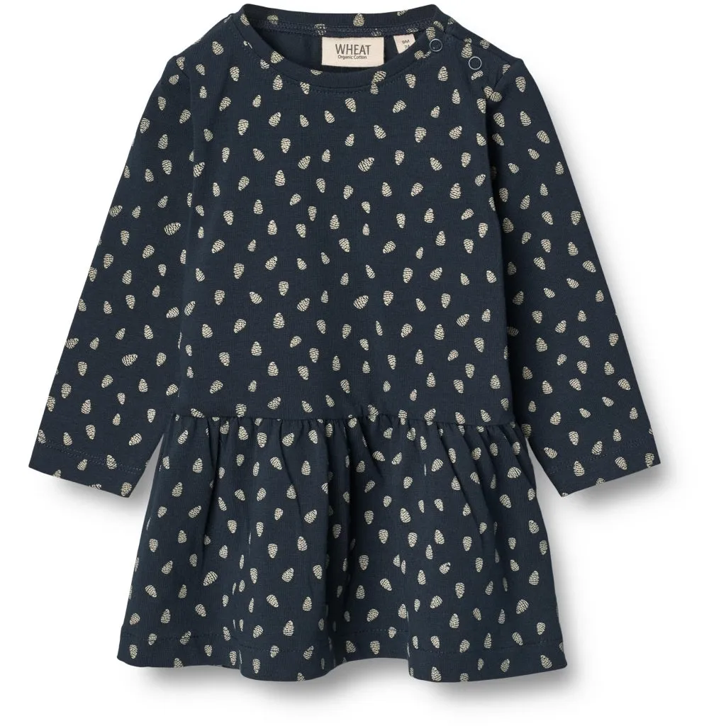 Jersey Dress Bessie - navy sprucecone Wheat