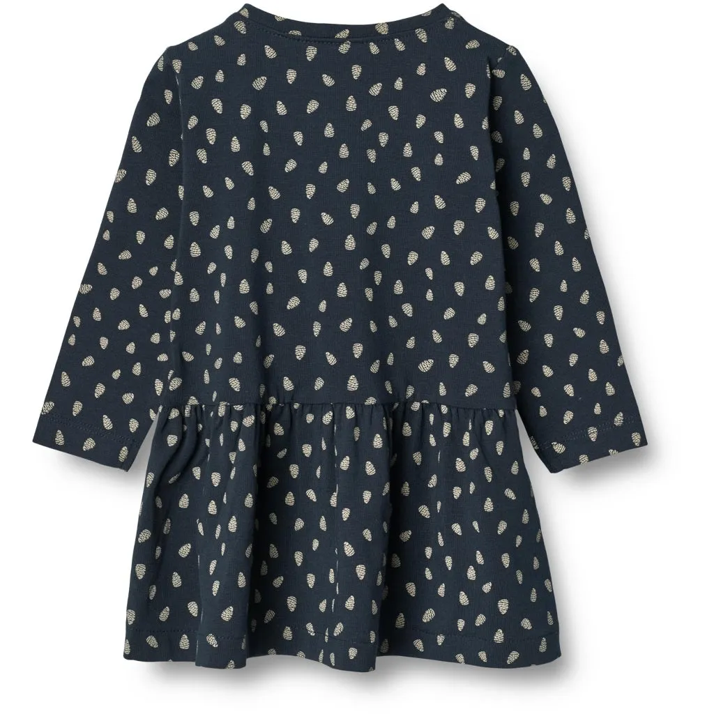 Jersey Dress Bessie - navy sprucecone Wheat