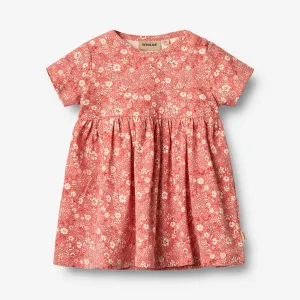 Jersey Dress SS/S Nova - coral flowers Wheat