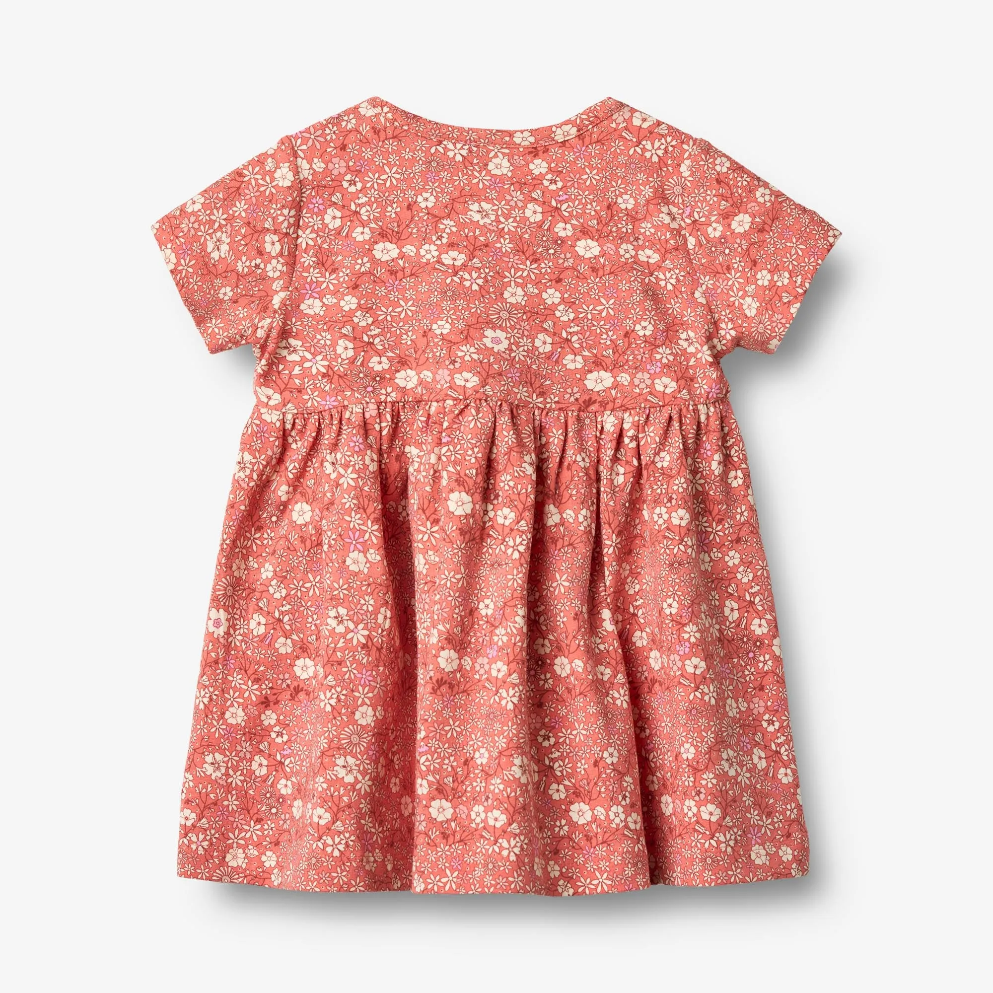 Jersey Dress SS/S Nova - coral flowers Wheat
