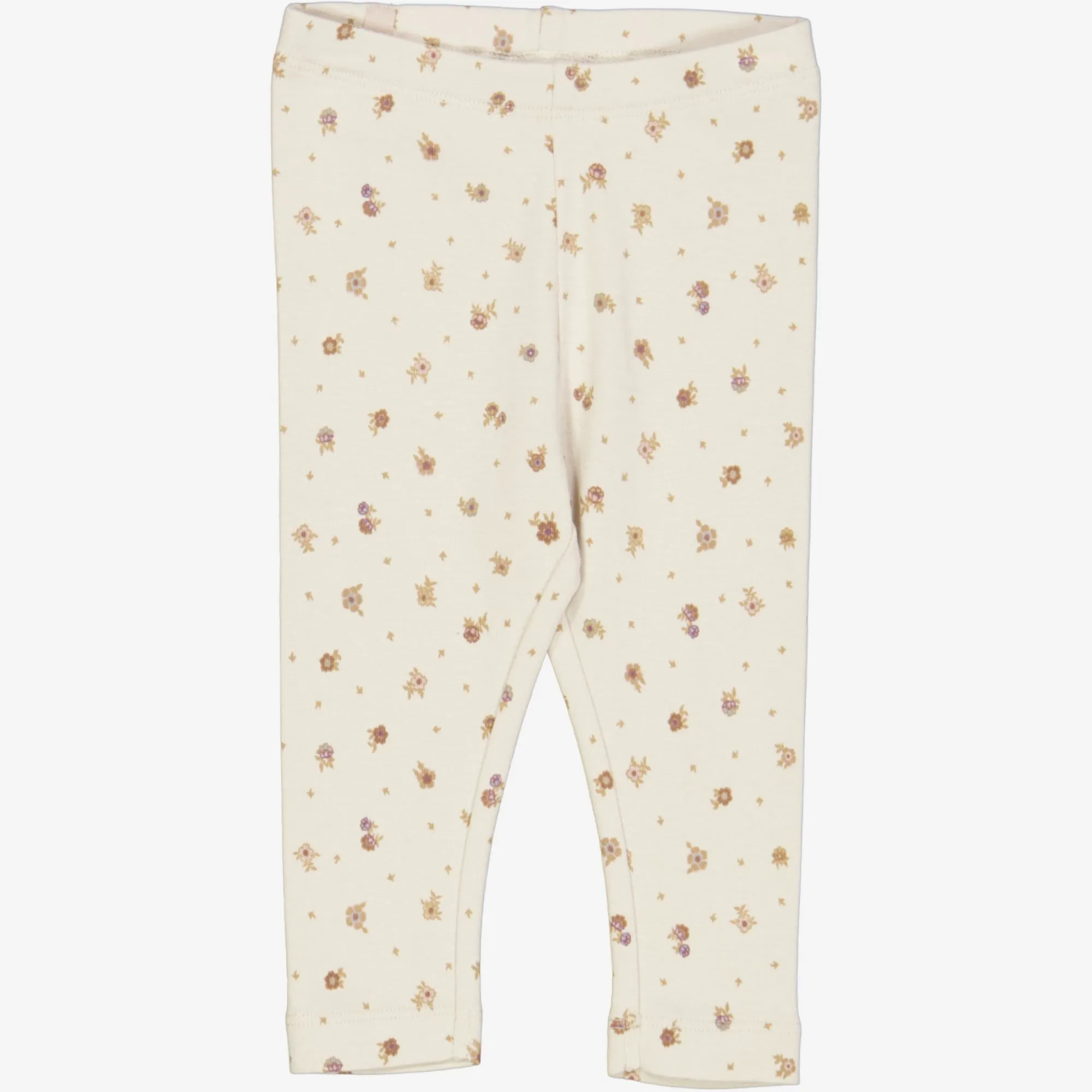 Jersey Leggings | Baby - chalk flowers Wheat