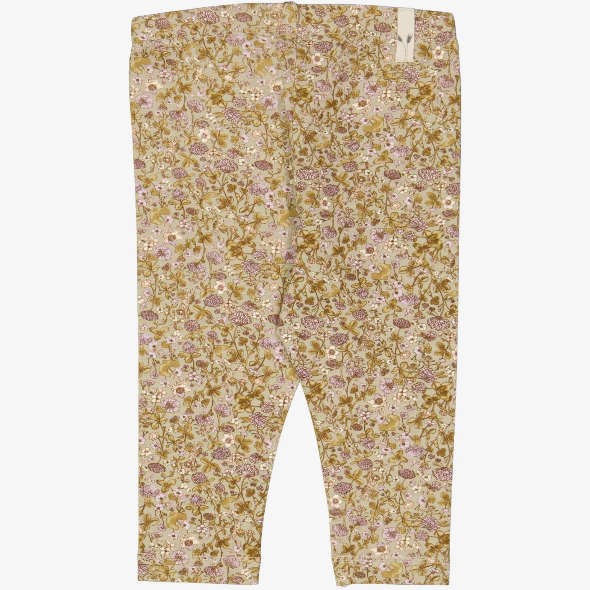 Jersey Leggings | Baby - fossil flowers Wheat