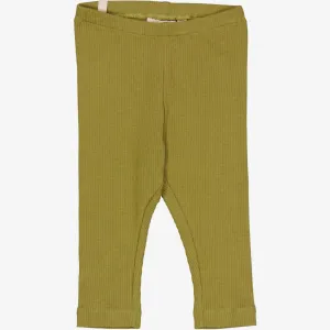 Jersey Leggings | Baby - frog Wheat