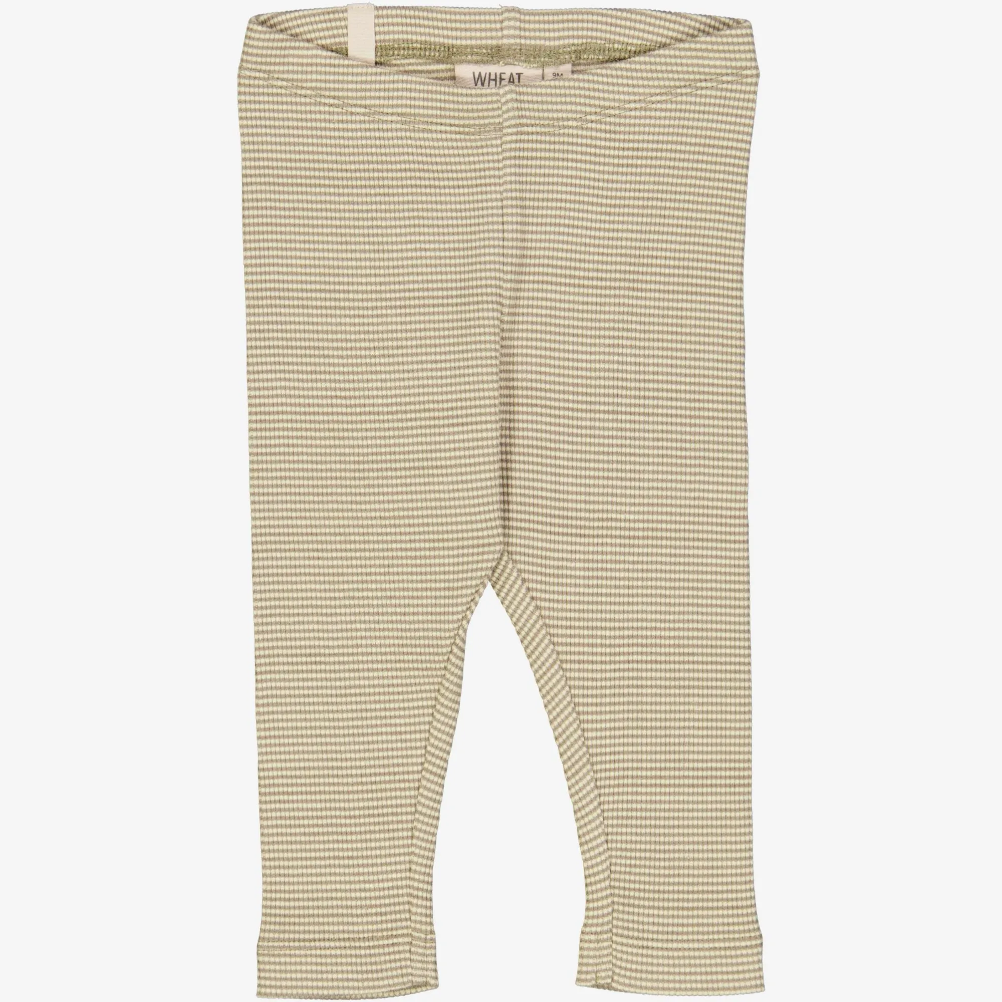 Jersey Leggings | Baby - warm stone stripe Wheat