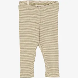 Jersey Leggings | Baby - warm stone stripe Wheat
