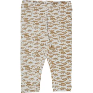 Jersey Leggings - dusty dove fish Wheat
