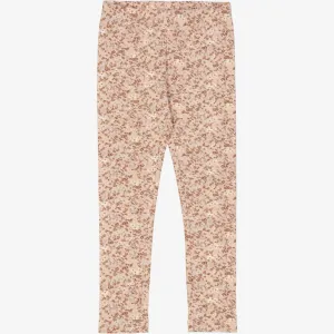 Jersey Leggings - pale lilac flowers Wheat
