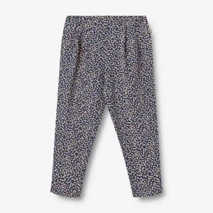 Jersey Pants Ejsa - blue flowers Wheat