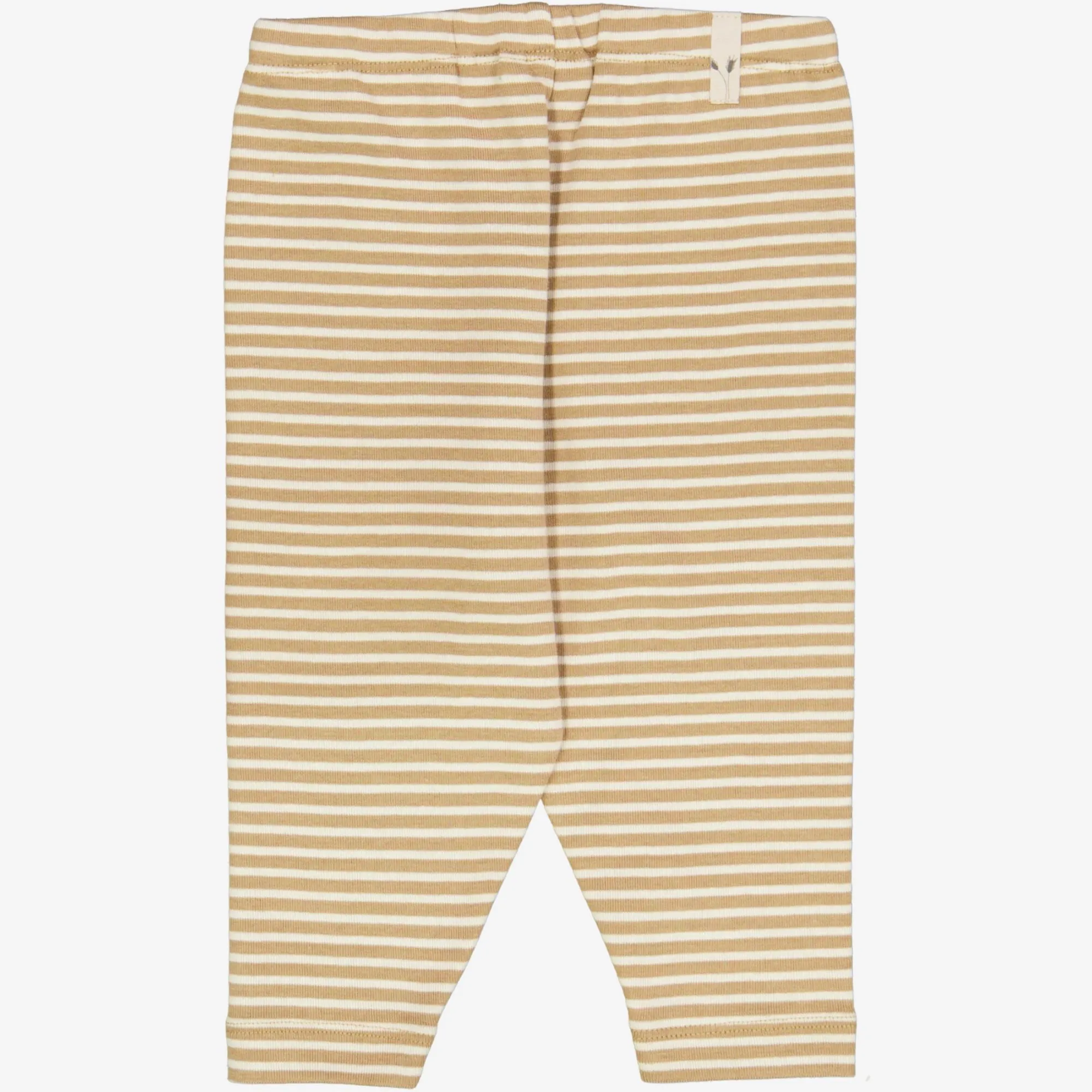 Jersey Pants Silas | Baby - cappuccino stripe Wheat