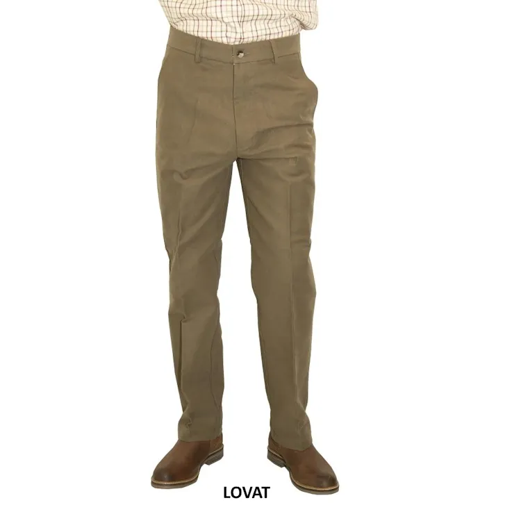 John Norris Moleskin Trousers - Lovat - 38W 31L